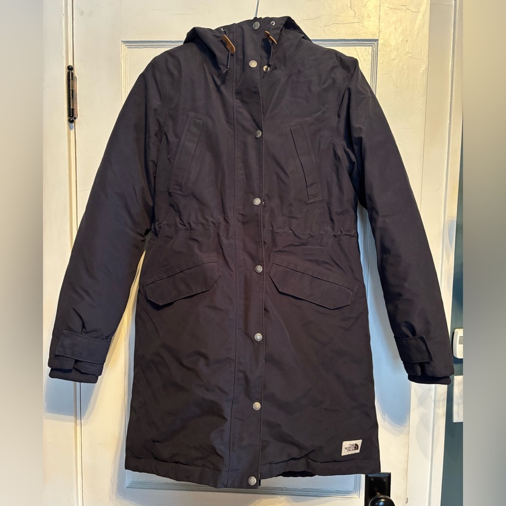 The North Face Snow Down Parka, Navy, Women’s Medium